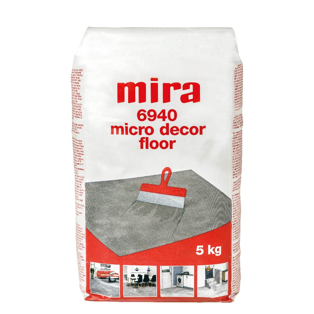 MIKROTSEMENT MIRA 6940 MICRO DECOR FLOOR STEEL 5KG GREY