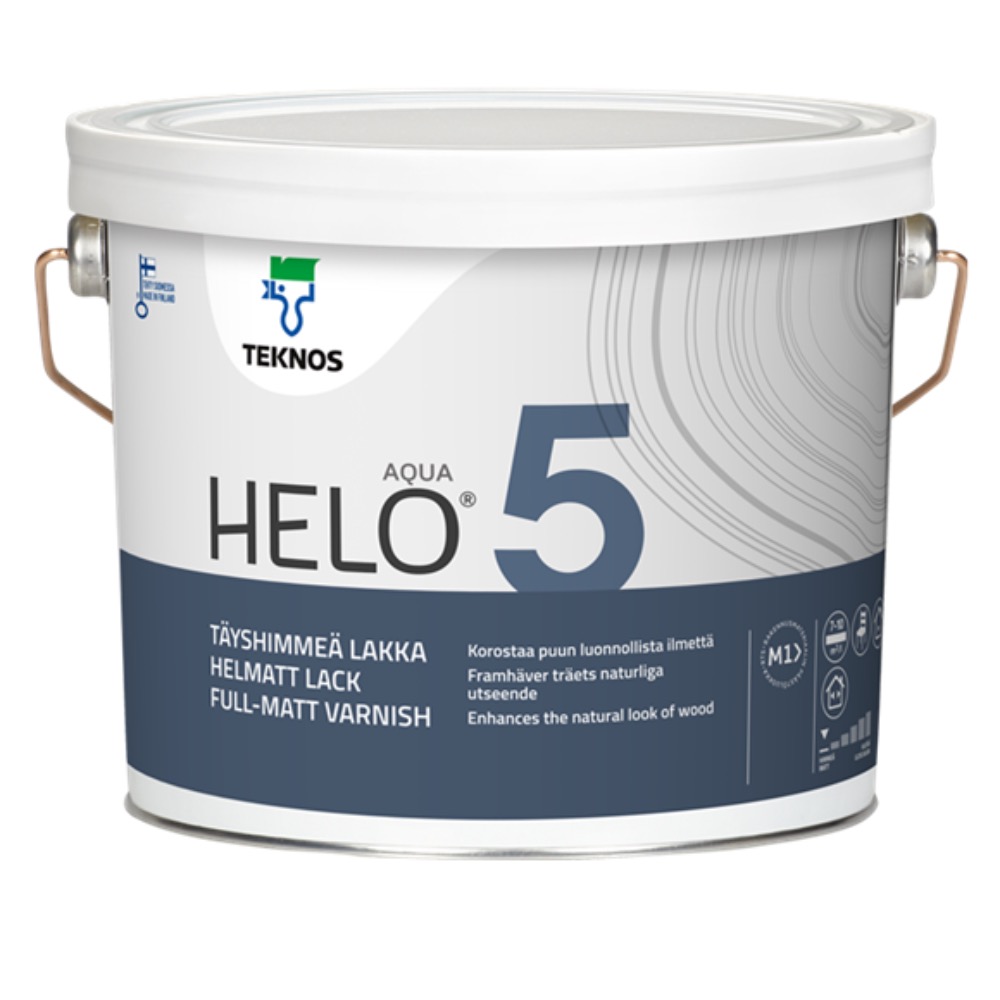 TÄISMATT SPETSIAALLAKK HELO AQUA 5 0,45L