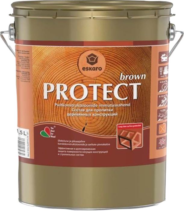 Süvaimmutusvahend Eskaro Protect Brown 4,5 l