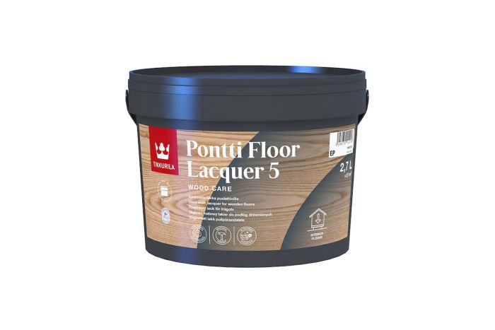 Puitpõrandalakk Tikkurila Pontti Floor Lacquer 5 2,7 l