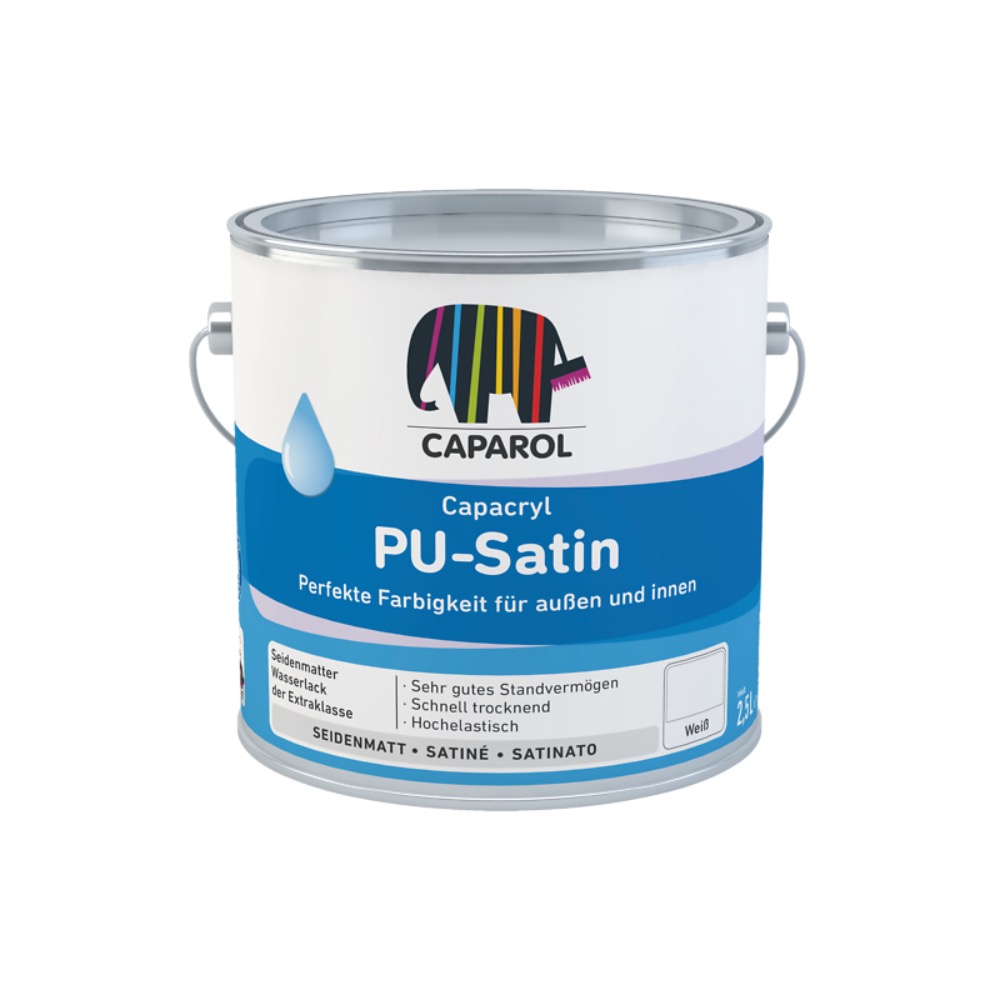 AKRÜÜLVÄRV CAPACRYL PU-SATIN BW 9,6L