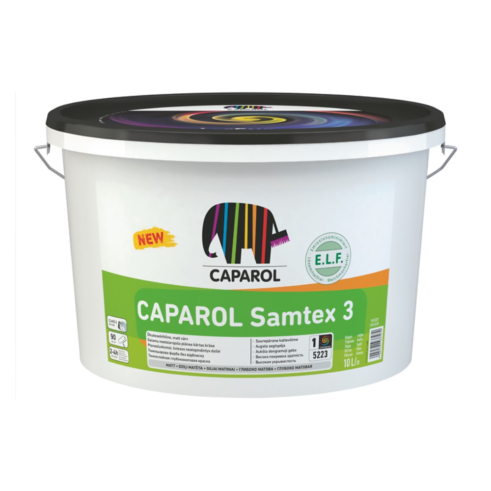 SISEVÄRV CAPAROL SAMTEX 3 E.L.F B1 15L UUS