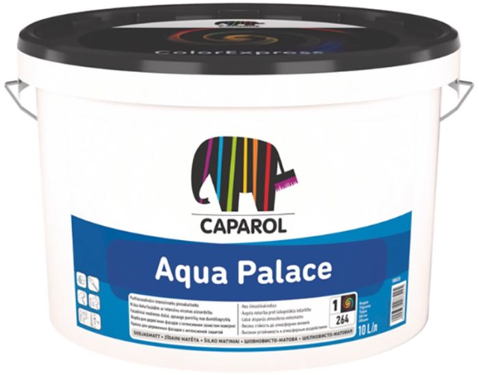 Vesialuseline dispersioonvärv Caparol Aqua Palace B1 1,25 l, valge