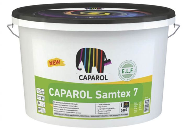 Sisevärv Caparol Samtex 7 ELF B1 valge 1,25 l  | bauhaus.ee