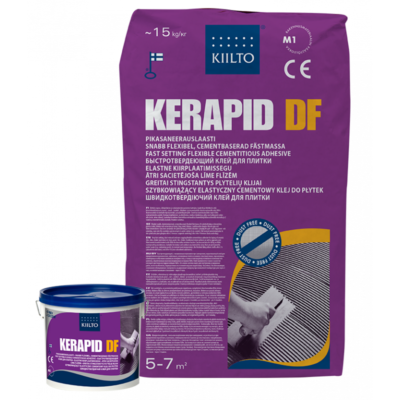 REMONTPLAATIMISSEGU KIILTO KERAPID DF 15KG