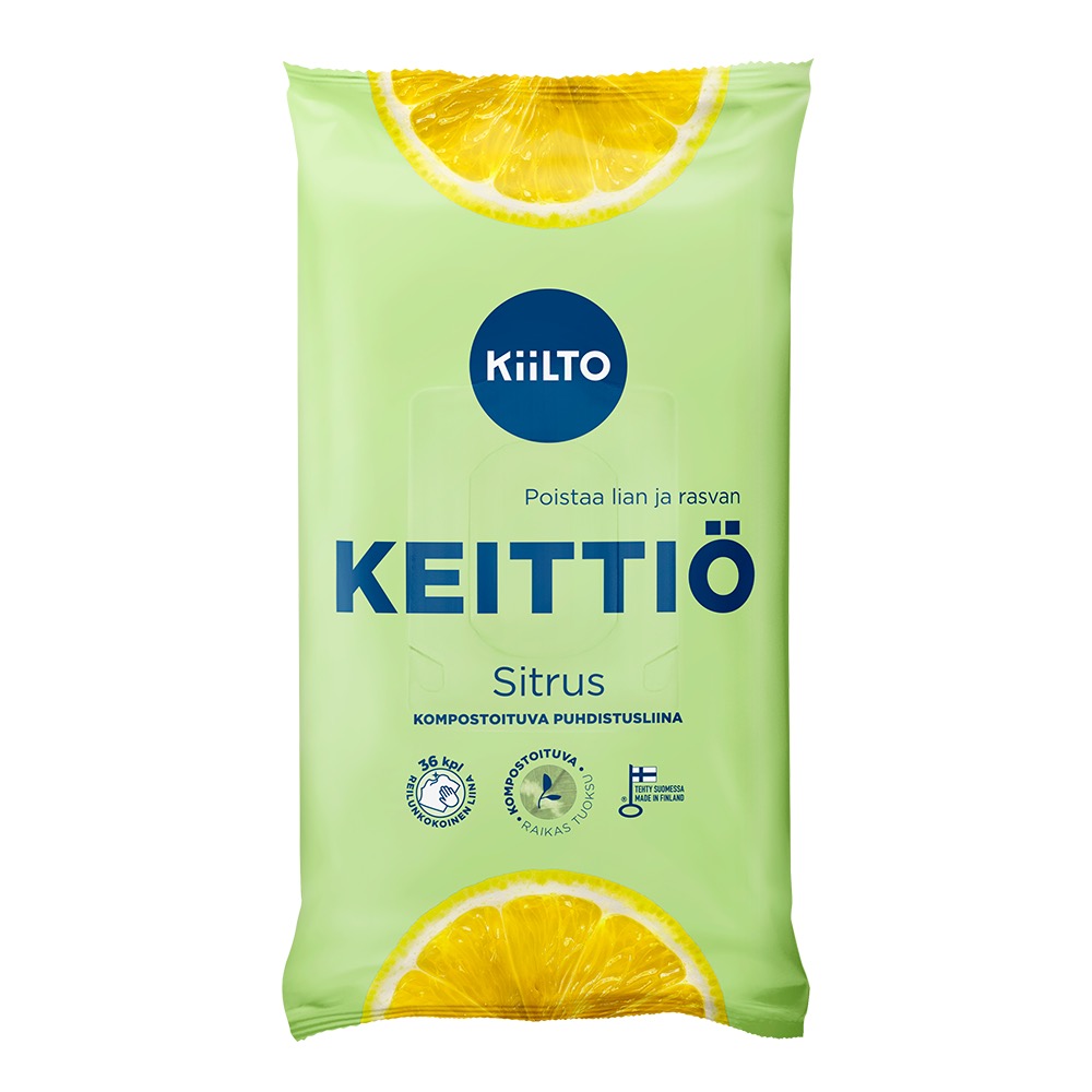 KÖÖGIPUHASTUSLAPID KIILTO TSITRUS 36TK