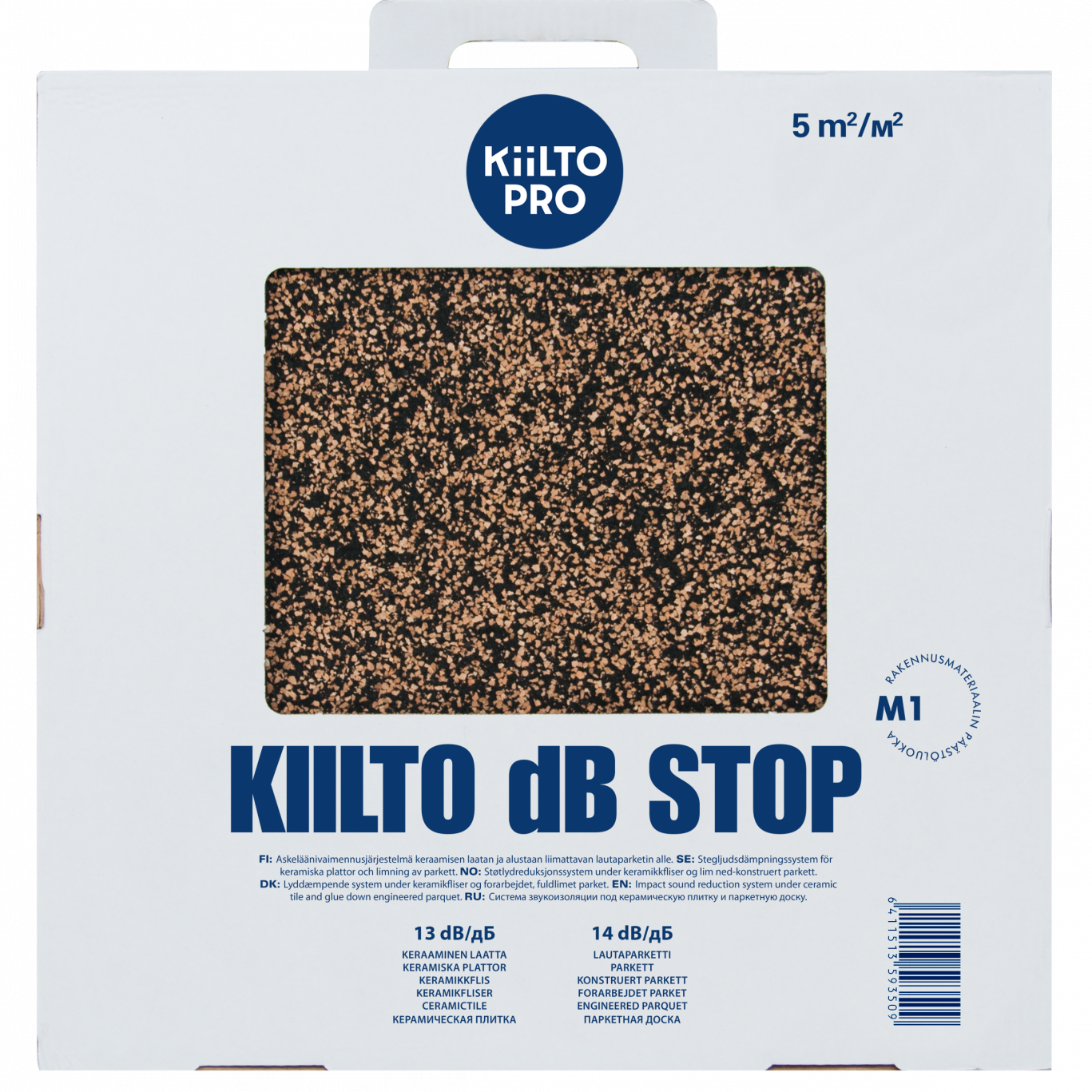 HELIISOLATSIOONI PLAAT KIILTO DB STOP 14DB 5M2