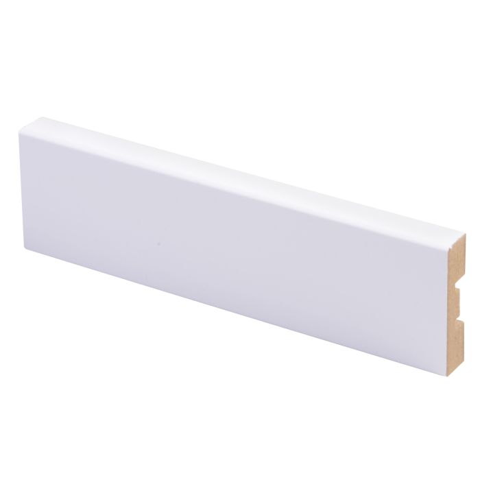 Katteliist Maler Aava 12 x 42 x 2200 mm MDF puhas valge  | bauhaus.ee