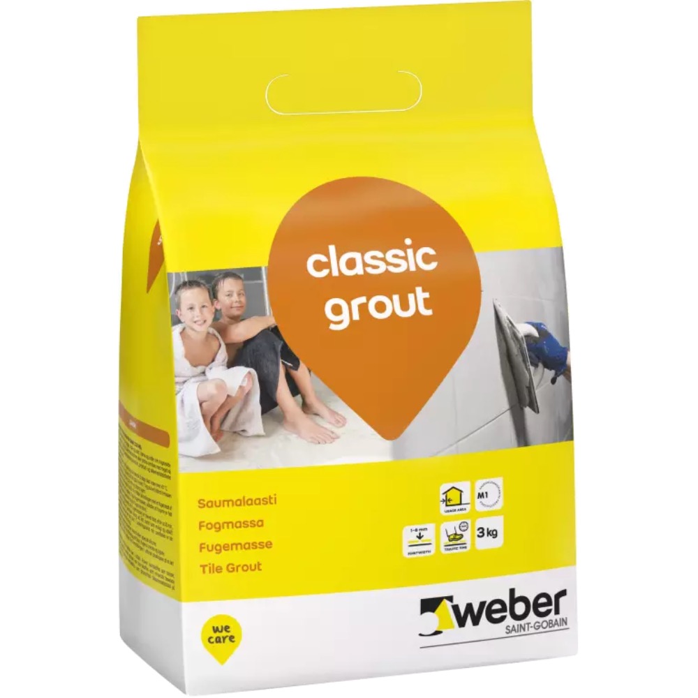 VUUGISEGU WEBER CLASSIC GROUT 14 SMOKE 3KG