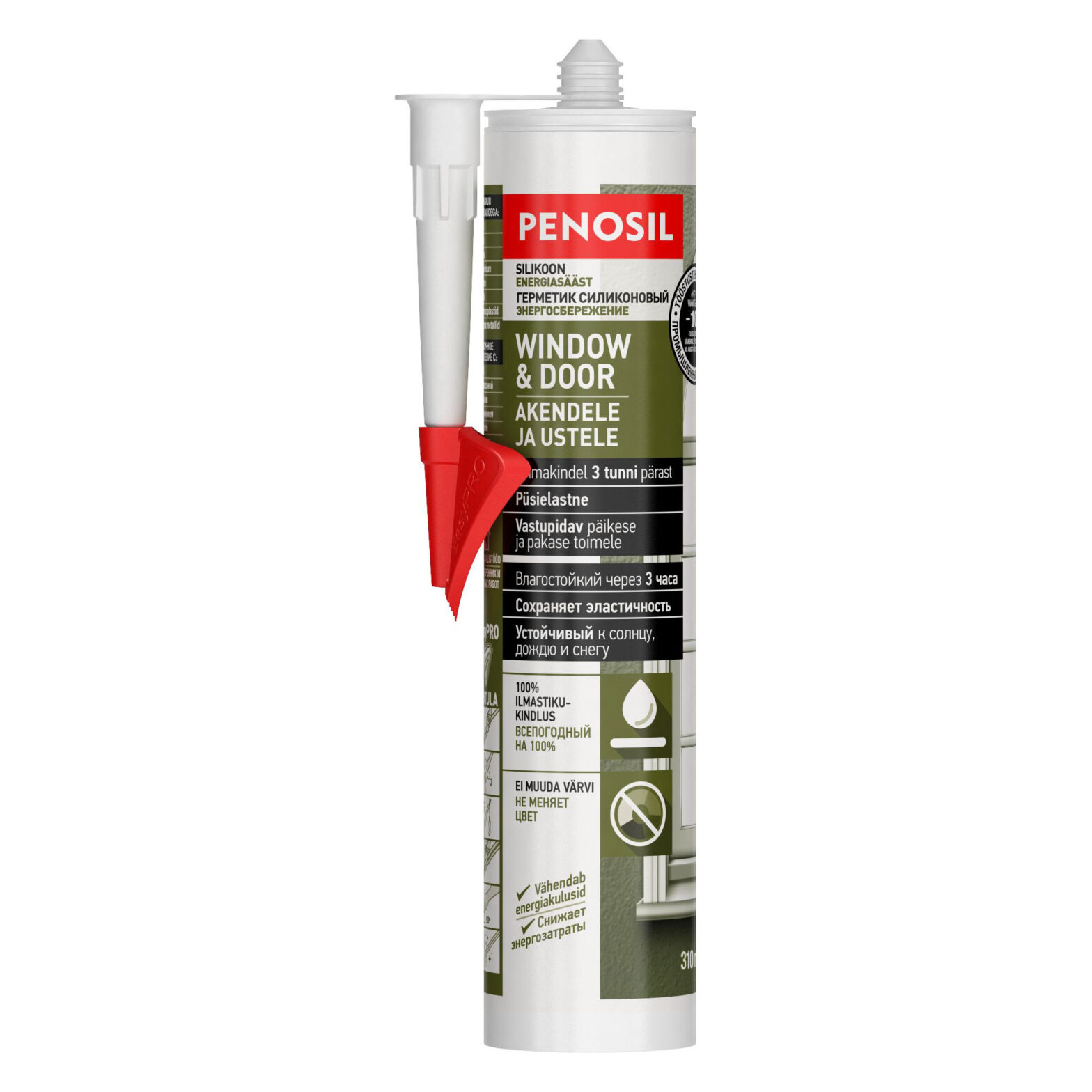 PENOSIL WINDOW&DOOR SILIKOON LÄBIPAISTEV 310ML