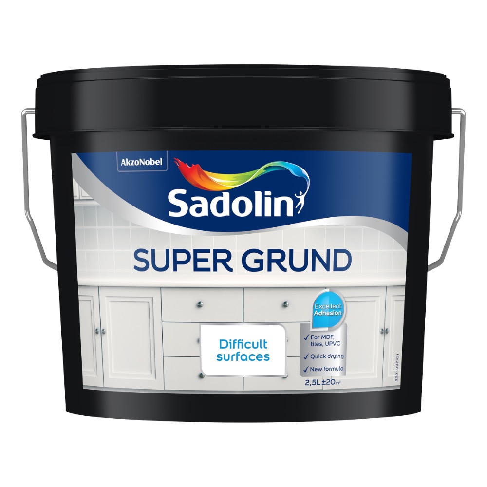 KRUNTVÄRV KEERULISTELE PINDADELE SUPER GRUND 2,5L SADOLIN