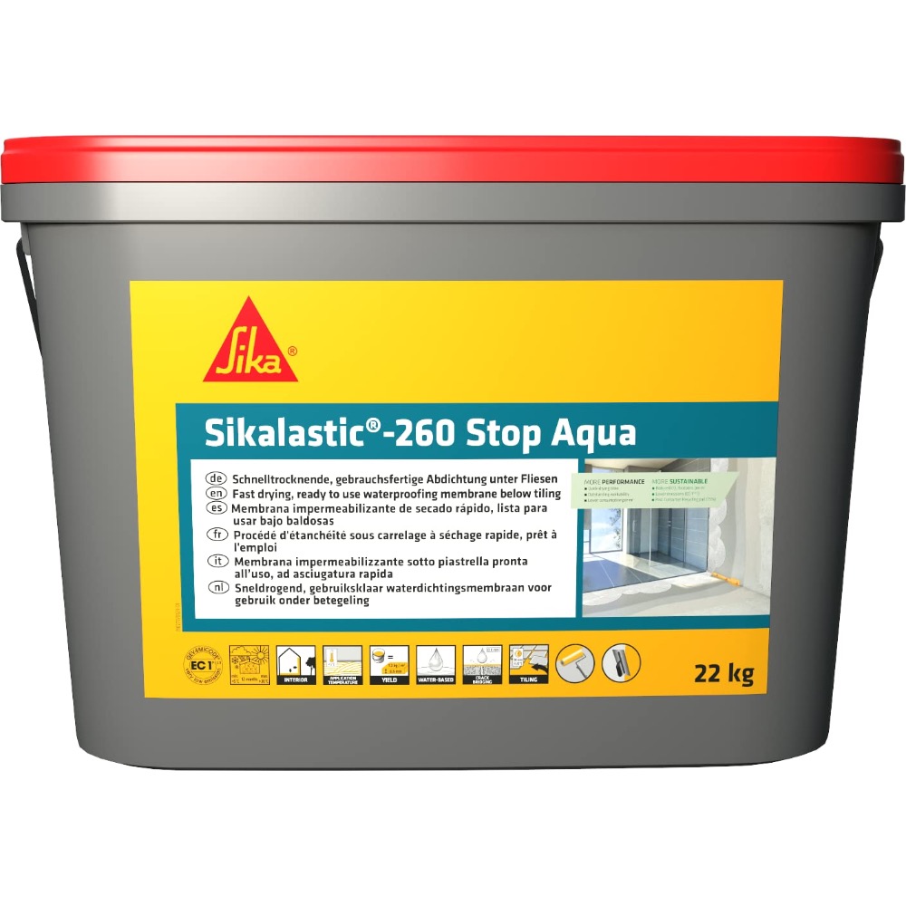 HÜDROISOLATSIOONIMEMBRAAN SIKALASTIC 260 STOP AQUA 22KG