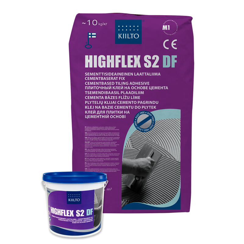 PLAATIMISSEGU KIILTO HIGHFLEX AS2 DF 2,5KG