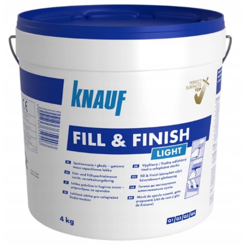 KASUTAMISVALMIS KERGPAHTEL KNAUF FILL&FINISH LIGHT 4KG