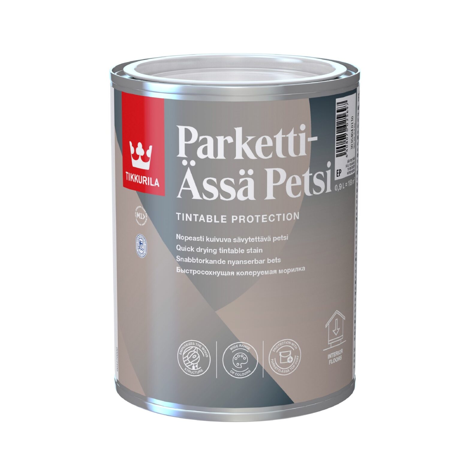 PUIDUPEITS PARKETTI-ÄSSÄ STAIN 0,9L