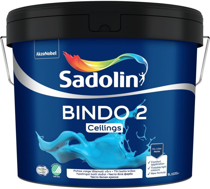 Laevärv Sadolin Bindo 2 BW valge täismatt 9 l  | bauhaus.ee