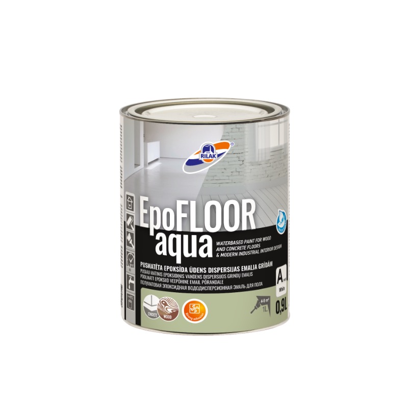 EPOKSIIDVÄRV POOLMATT EPOFLOOR AQUA A 0,9L