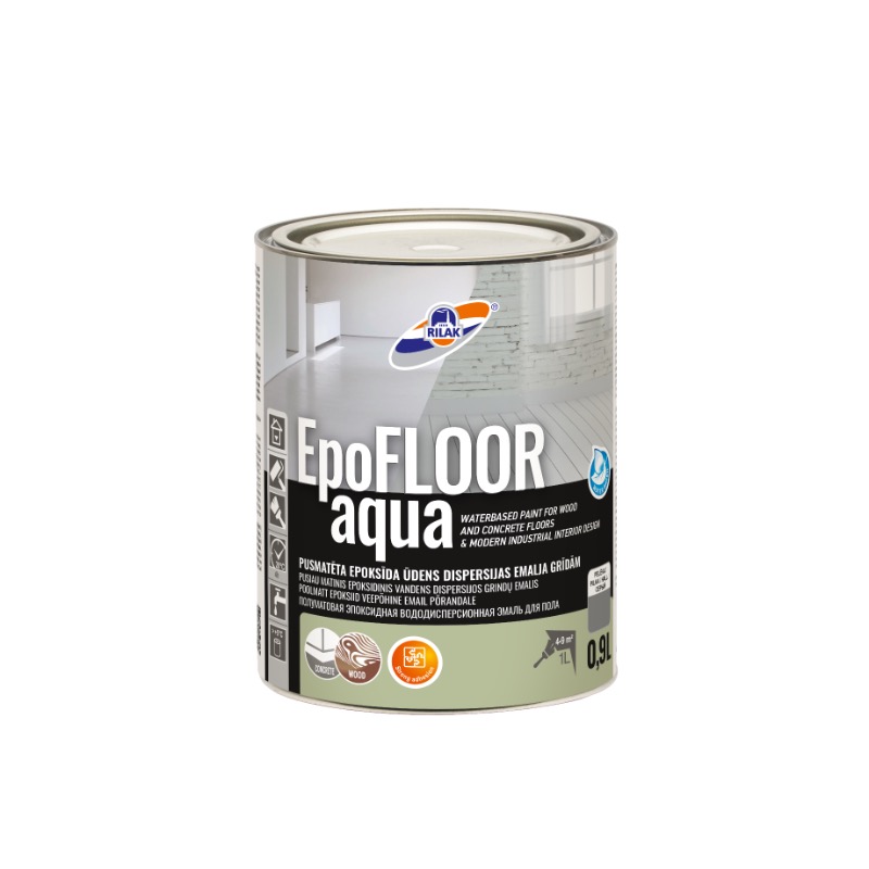 EPOKSIIDVÄRV POOLMATT EPOFLOOR AQUA HALL 0,9L