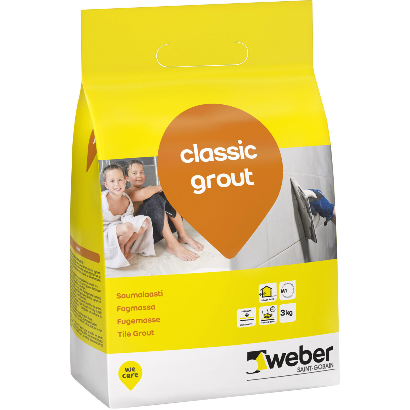 VUUGISEGU WEBER CLASSIC GROUT 18 DARK GREY 3KG