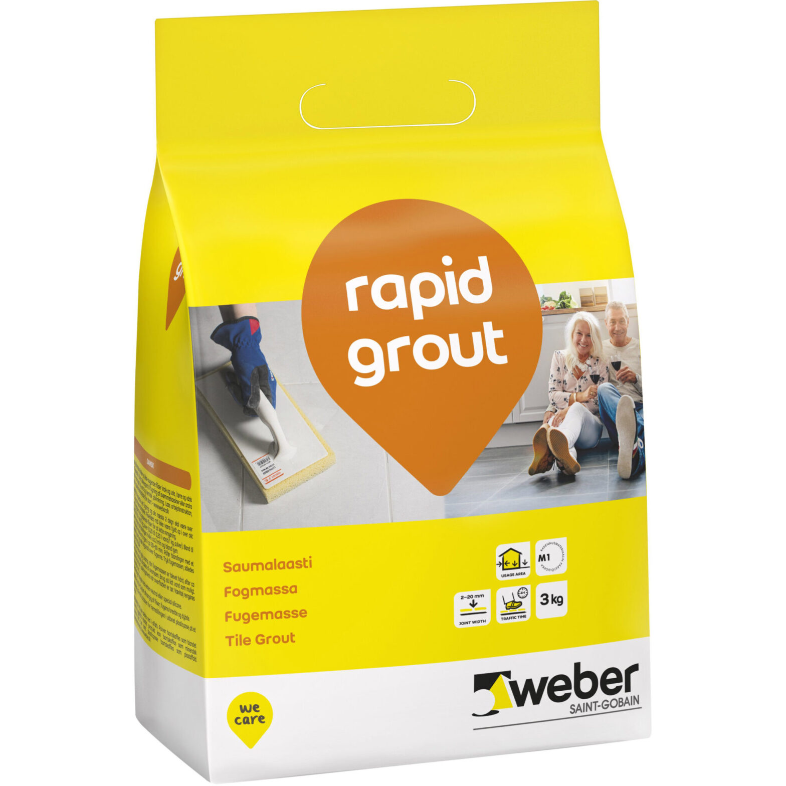 VUUGISEGU WEBER RAPID GROUT 19 ANTHRACITE 15KG