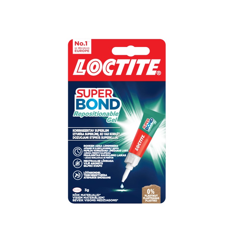 LIIM LOCTITE SUPER BOND REPOSITIONABLE GEL 3G