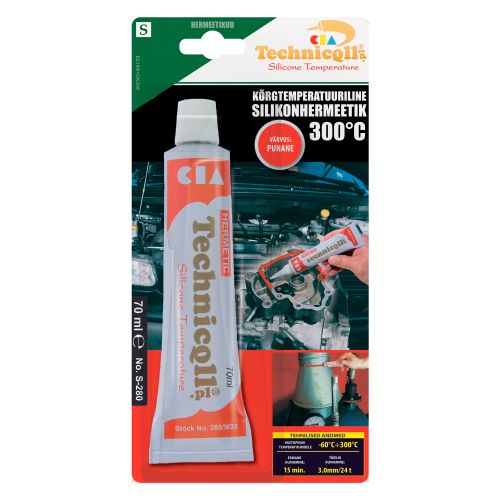 SILIKOONHERMEETIK PUNANE 70ML