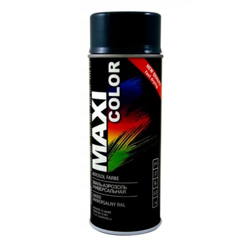 AEROSOOLVÄRV MAXI COLOR RAL 7021 MUSTJASHALL LÄIKIV 400ML