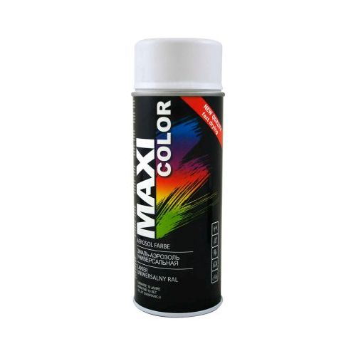 AEROSOOLVÄRV MAXI COLOR RAL 9016 LIIKLUSMÄRGIVALGE MATT 400ML