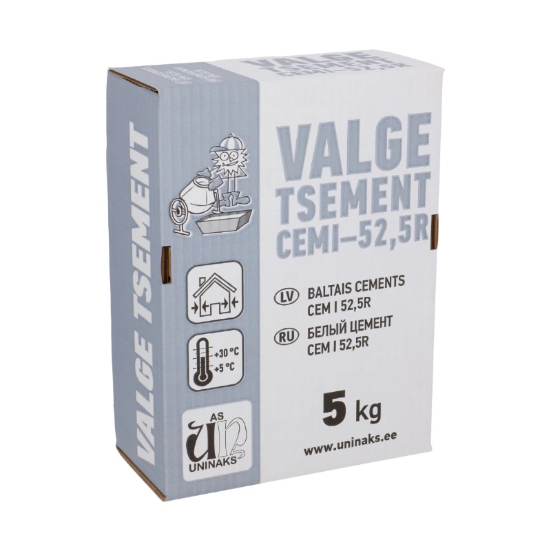 TSEMENT VALGE 25KG UNINAKS