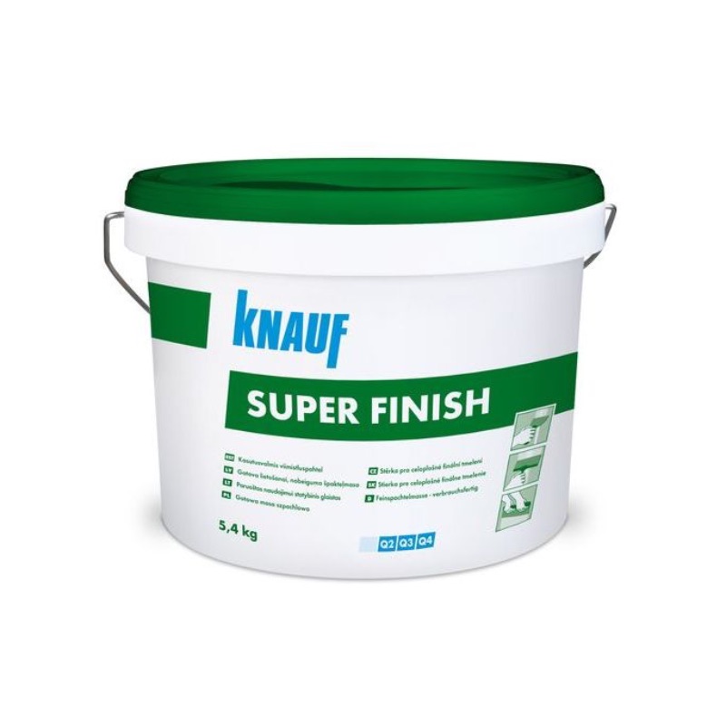 KASUTAMISVALMIS UNIVERSAALPAHTEL KNAUF SUPER FINISH 5,4KG