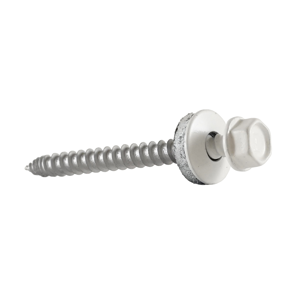 KATUSEKRUVI TERAV 4,8*38 RR20 VALGE 250TK/PK RUSPERT C3