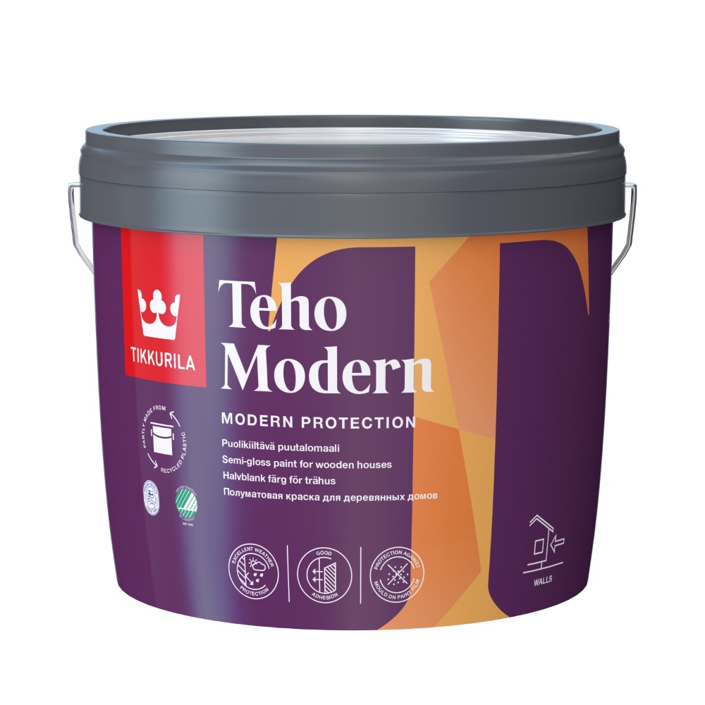 VEEPÕHINE ALKÜÜDVÄRV PUITMAJADELE TEHO MODERN A 2,7L