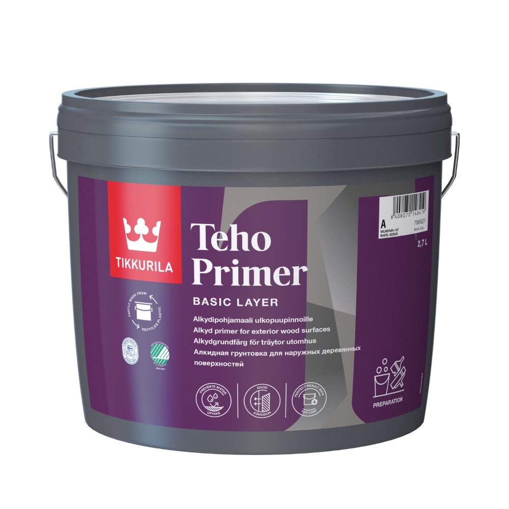 VEEPÕHINE ALKÜÜDKRUNTVÄRV VÄLISPINDADELE TEHO PRIMER BASE C 2,7L - AINULT TOONIMISEKS!