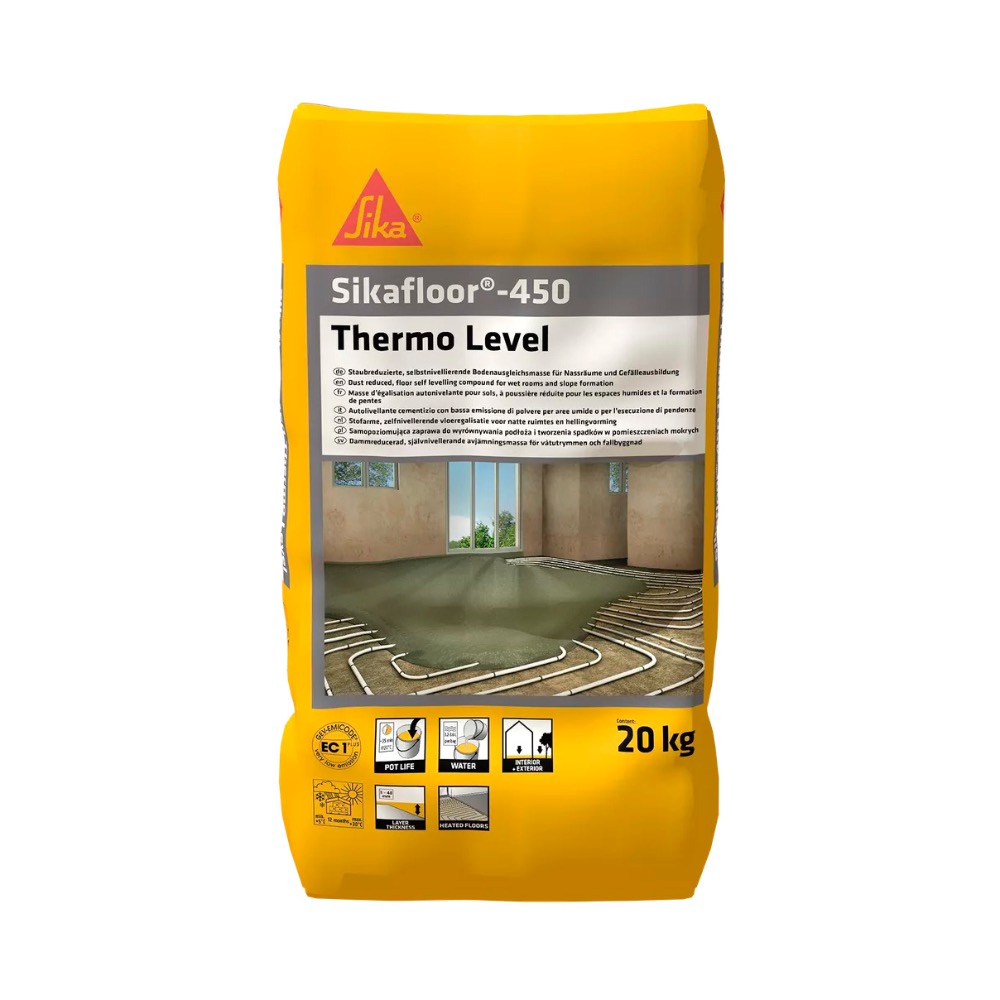 ISEVALGUV PÕRANDATASANDUSSEGU SIKAFLOOR-450 THERMO LEVEL 20KG