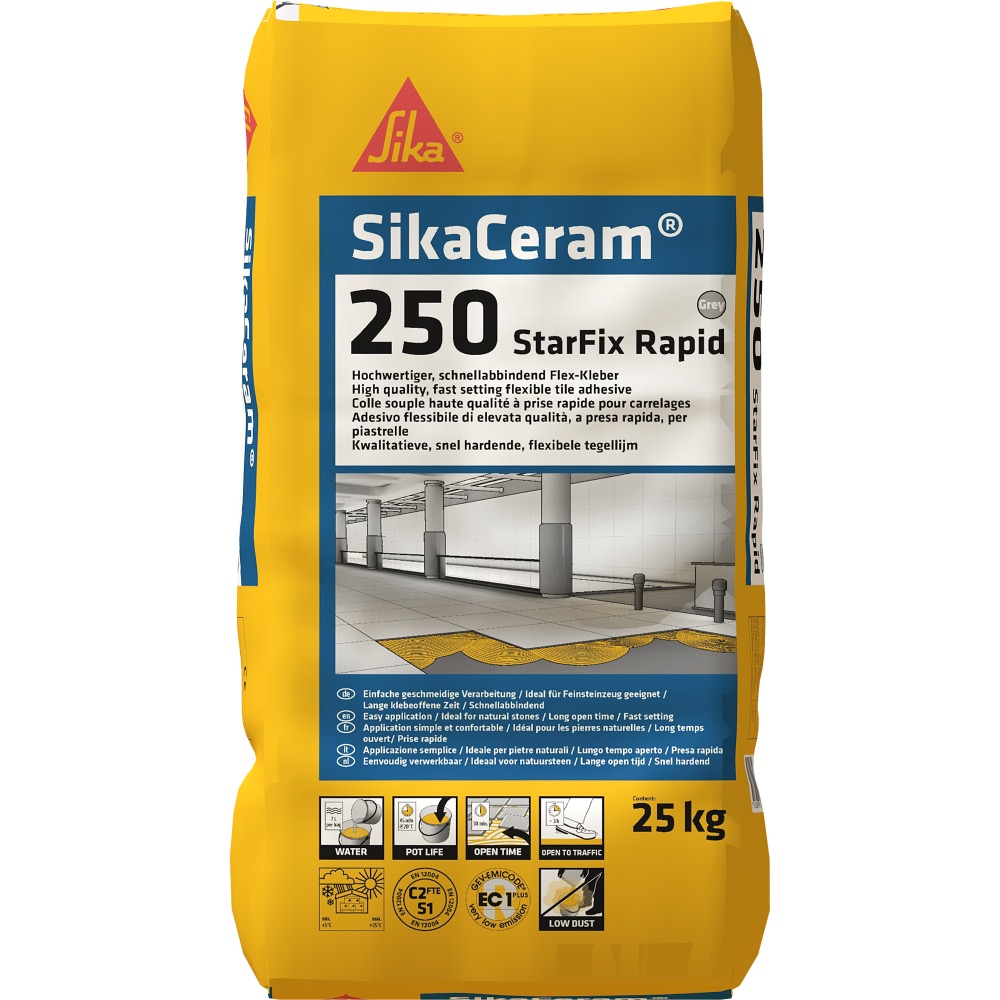 KIIRKIVINEV PLAADILIIM SIKACERAM-250 STARFIX RAPID 25KG