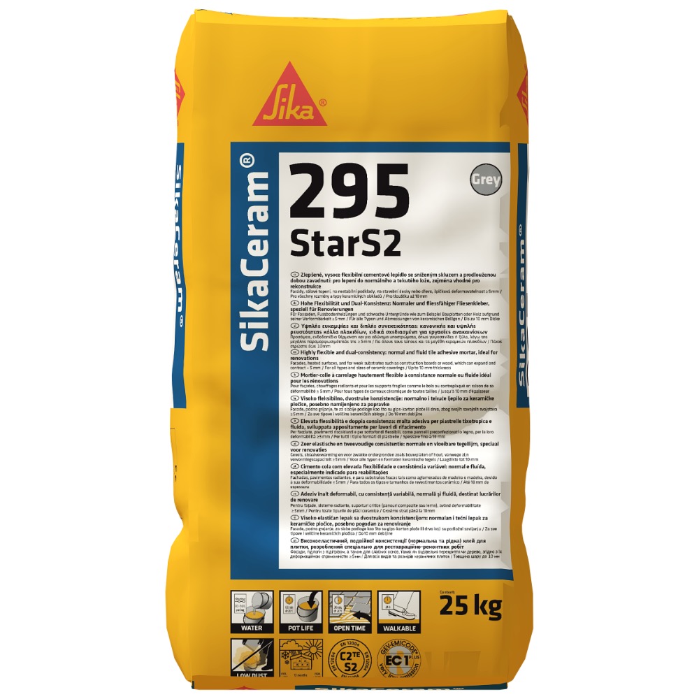 ERITI ELASTNE PLAADILIIM SIKACERAM-295 STAR S2 25KG