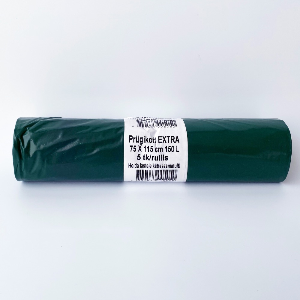 PRÜGIKOTT 150L ROHELINE TUGEV 5TK/PK TKL