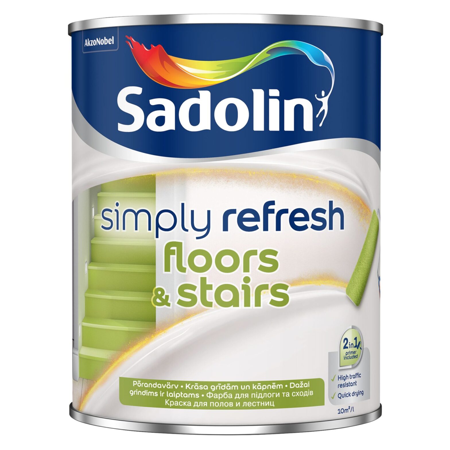 POOLMATT SISEVÄRV SIMPLY REFRESH FLOORS & STAIRS BW 0,9L