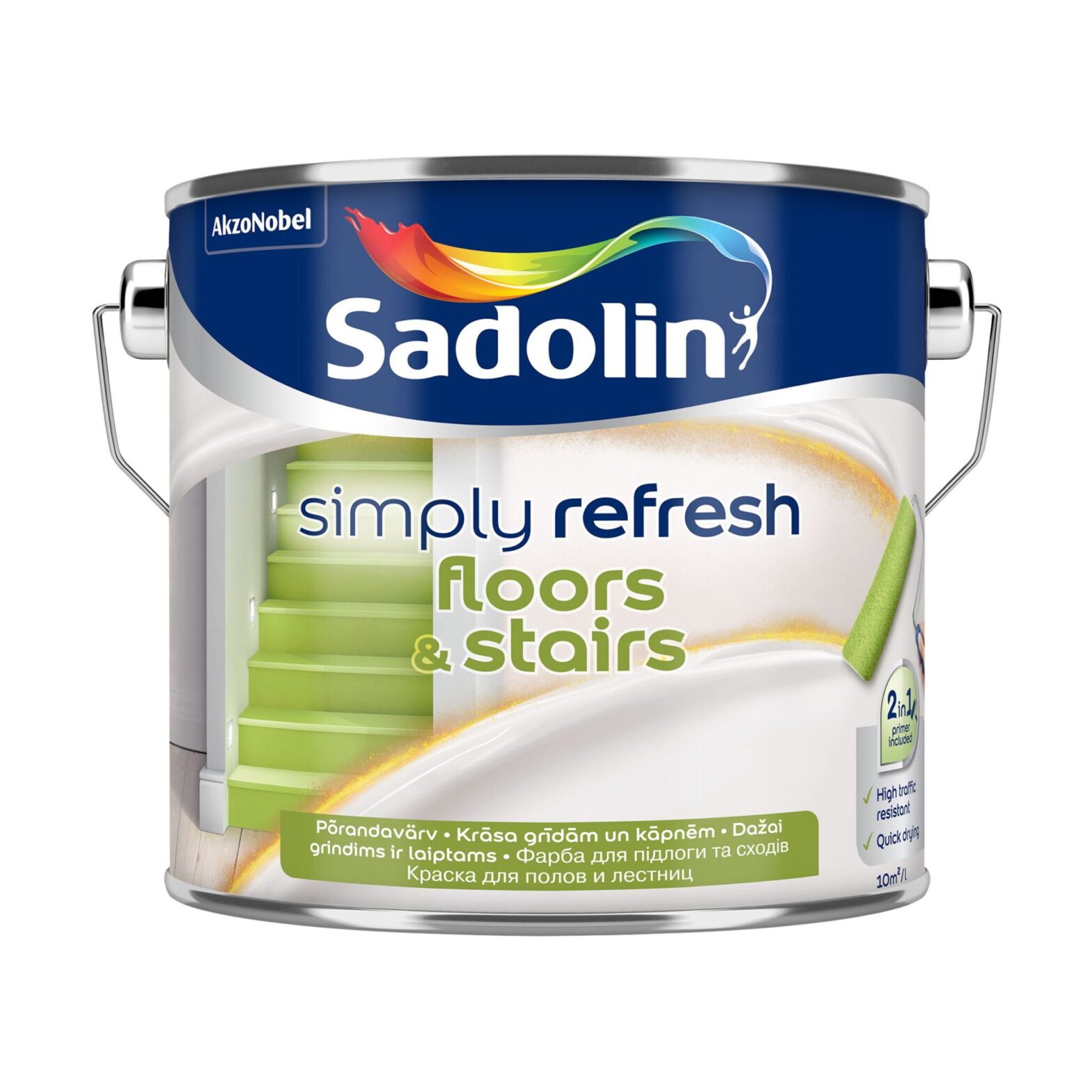 POOLMATT SISEVÄRV SIMPLY REFRESH FLOORS & STAIRS BW 2,5L