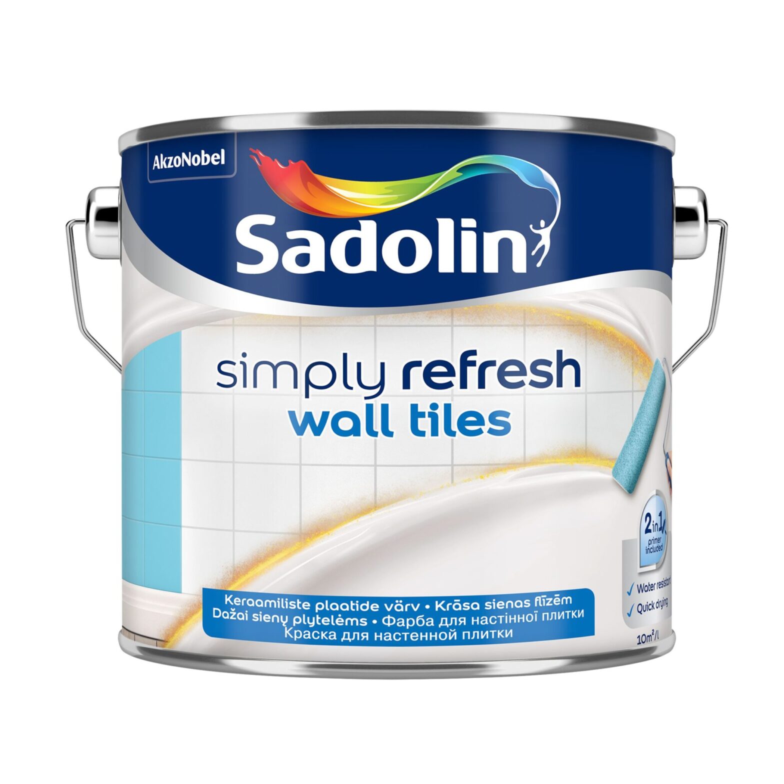 POOLMATT SISEVÄRV SIMPLY REFRESH WALL TILES BW 2,5L