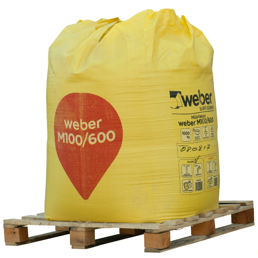 MÜÜRISEGU WEBER M100/600 HALL TALVINE 1000KG