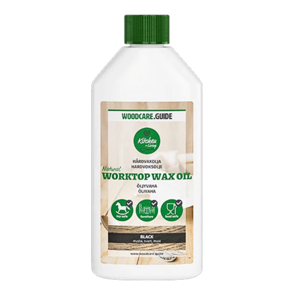 ÕLIVAHA PUITPINDADELE WOODCARE GUIDE NATURAL WORKTOP WAX OIL 250ML MUST