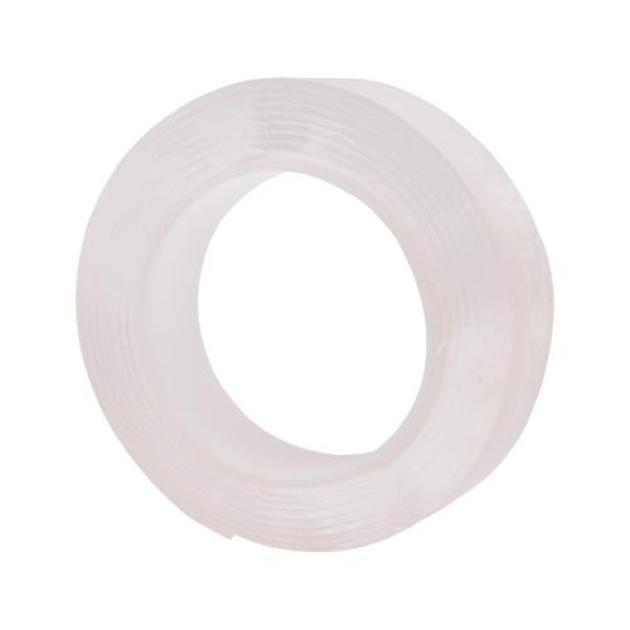 AKRÜÜLTEIP KAHEPOOLNE NANO 30MM*3M LÄBIPAISTEV