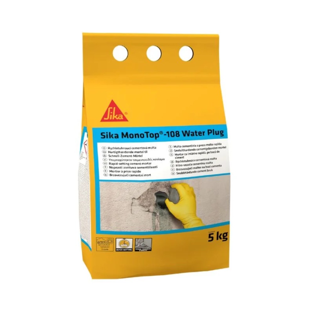 KIIRKÕVENEV SEGU SIKA MONOTOP-108 WATER PLUG 5KG