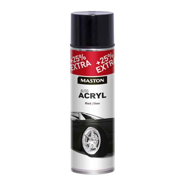 AKRÜÜLVÄRV AUTOACRYL 500ML MUST LÄIKIV