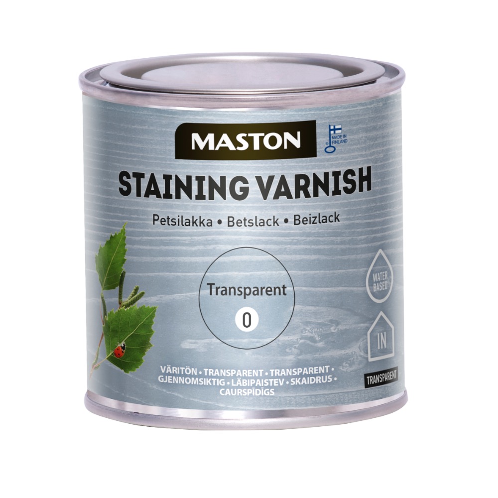 PEITSLAKK 0 VÄRVITU 250 ML MASTON