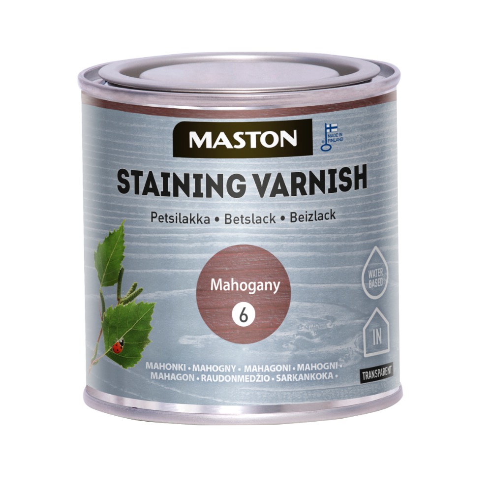 PEITSLAKK 6 MAHAGON 250 ML MASTON